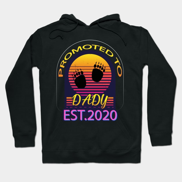 Father day promoted daddy est.2020 Hoodie by JHFANART